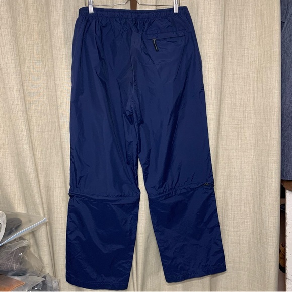 VTG Nike Windbreaker Nylon Track pant Wide Leg Convertible Zip Off Shorts Sz L - Picture 16 of 16